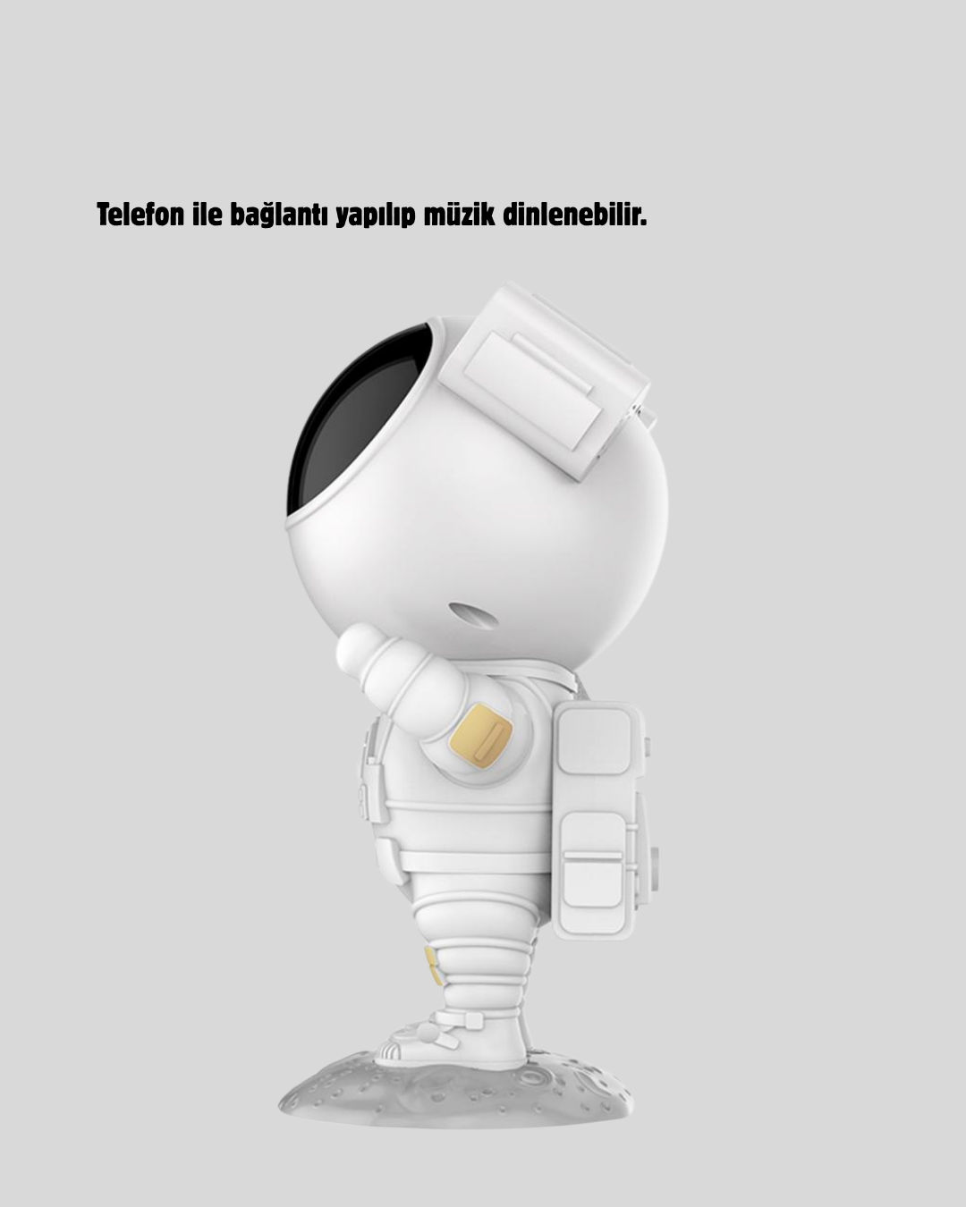 Bluetooth Müzikli Astronot Projeksiyon Lambası Yıldız ve Ay Efektli - Bayi Depom Bluetooth Müzikli Astronot Projeksiyon Lambası Yıldız ve Ay Efektli - Bayi Depom