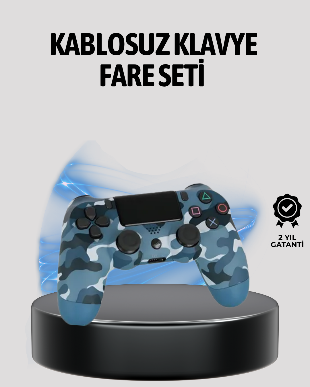 Kablosuz PS4 Controller Çift Motorlu Dayanıklı Gamepad - Bayi Depom Kablosuz PS4 Controller Çift Motorlu Dayanıklı Gamepad - Bayi Depom