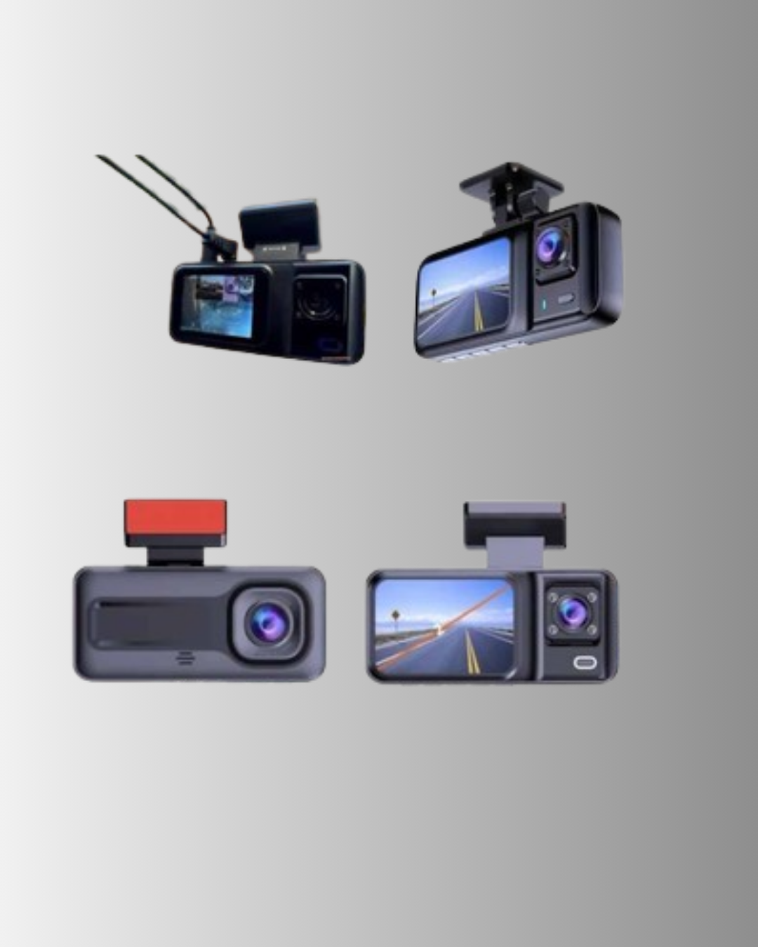 1080P Üç Kameralı Araç Kamerası Wi-Fi Destekli Park Modu ve G-Sensörlü - Bayi Depom 1080P Üç Kameralı Araç Kamerası Wi-Fi Destekli Park Modu ve G-Sensörlü - Bayi Depom