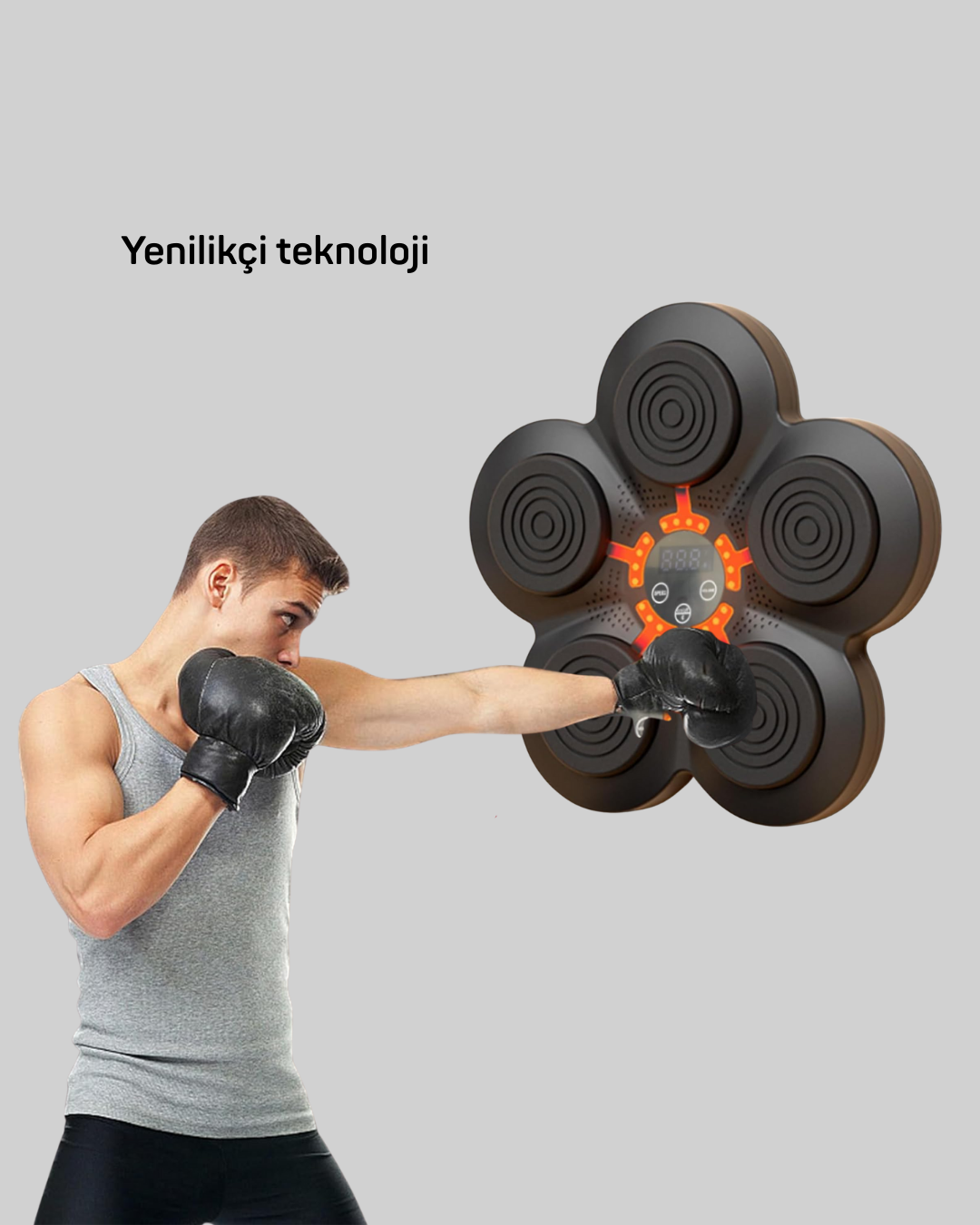 Akıllı Müzikli Boks Makinesi Bluetooth Bağlantılı Işıklı Hedefli Fitness Aleti - Bayi Depom Akıllı Müzikli Boks Makinesi Bluetooth Bağlantılı Işıklı Hedefli Fitness Aleti - Bayi Depom