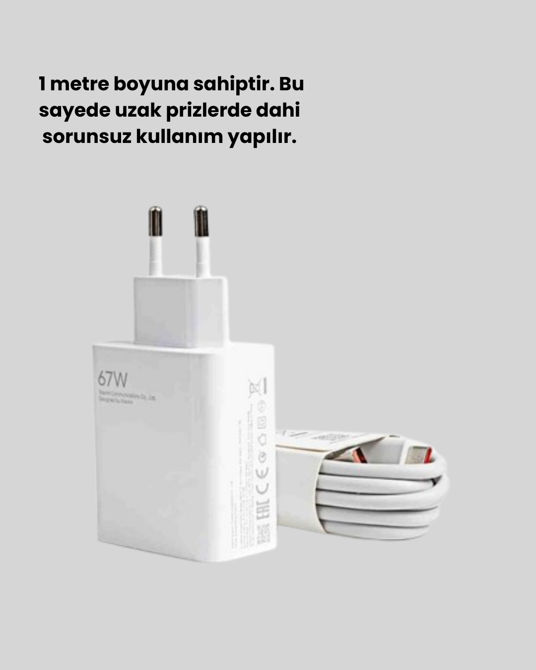 67 Watt Çift Turbo Şarj Adaptörü  Reno 4 5 6 Uyumlu - Bayi Depom