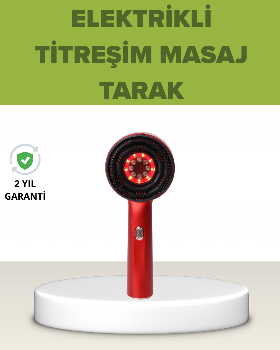 Elektrikli Titreşim Masaj Tarak Kırmızı Işık Terapi - Bayi Depom Elektrikli Titreşim Masaj Tarak Kırmızı Işık Terapi - Bayi Depom
