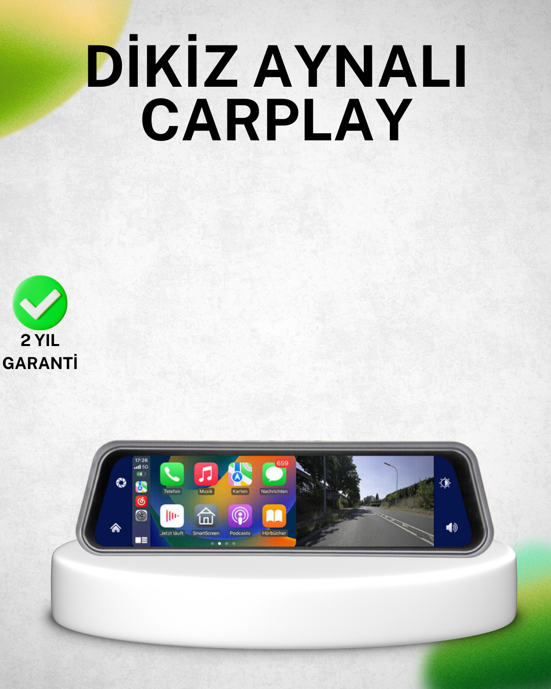 10 İnç Tam Dokunmatik Dikiz Aynası Kamera Ön Arka Full HD - Bayi Depom 10 İnç Tam Dokunmatik Dikiz Aynası Kamera Ön Arka Full HD - Bayi Depom