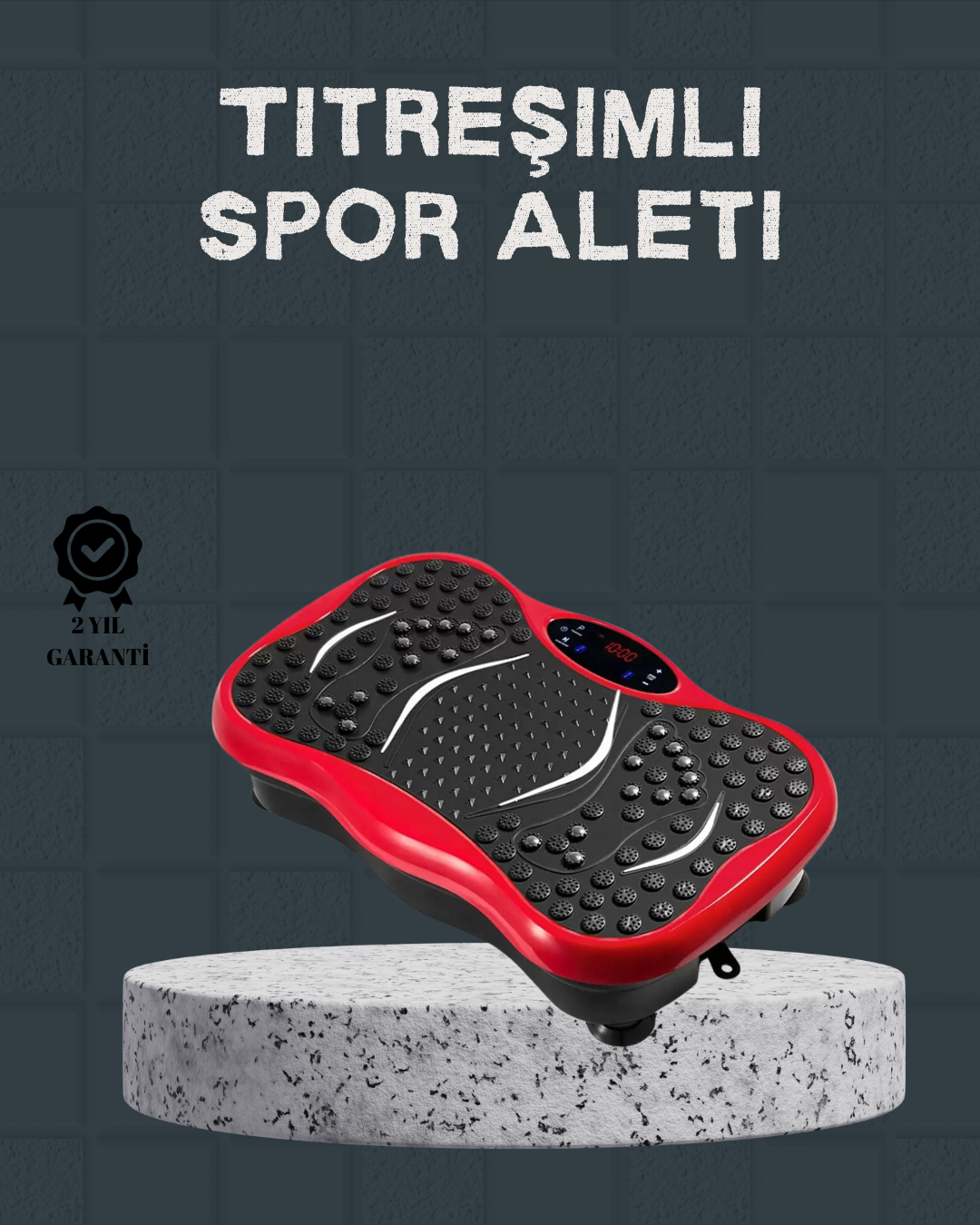 Titreşimli Egzersiz Platformu Evde Spor ve Kas Aktivasyonu - Bayi Depom
