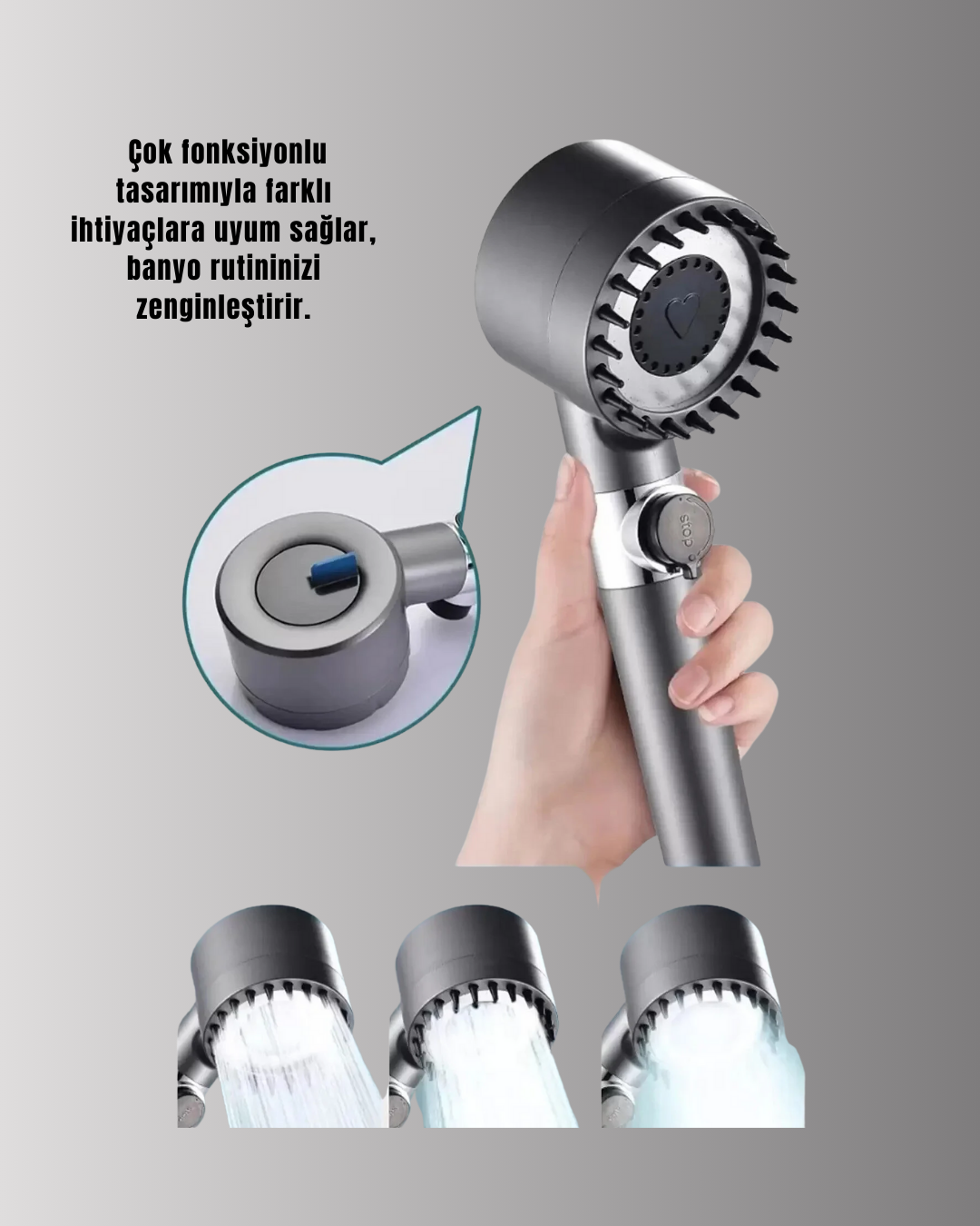 Banyo İçin Filtreli Duş Başlığı Pratik Kullanım - Bayi Depom Banyo İçin Filtreli Duş Başlığı Pratik Kullanım - Bayi Depom