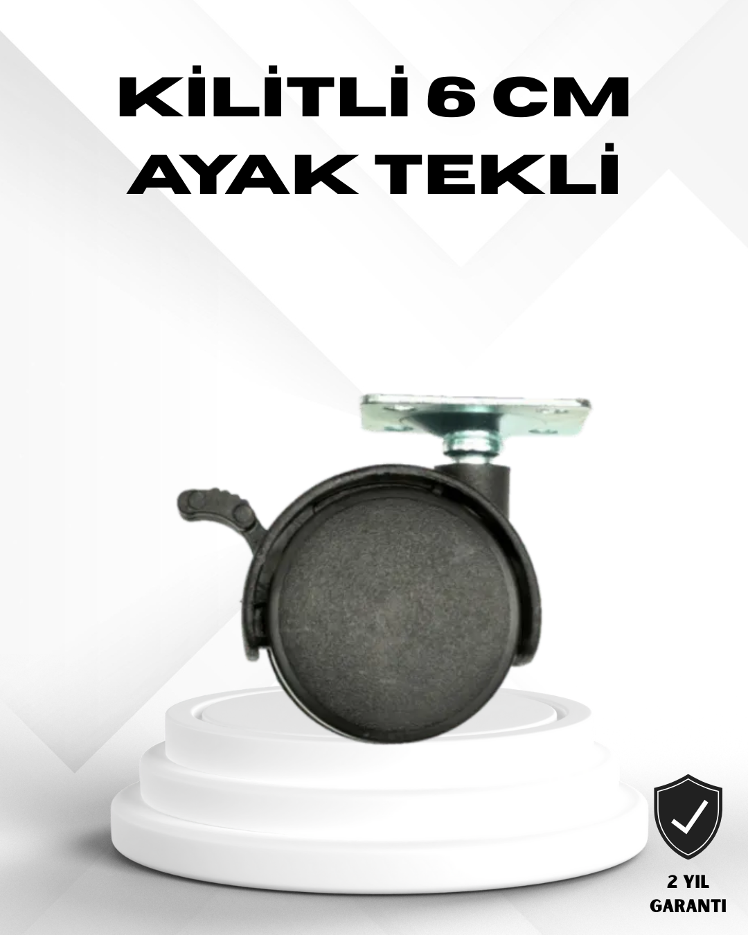 Kilitli 6 cm Masa Ayağı Tekli Döner Tekerlek - Bayi Depom Kilitli 6 cm Masa Ayağı Tekli Döner Tekerlek - Bayi Depom