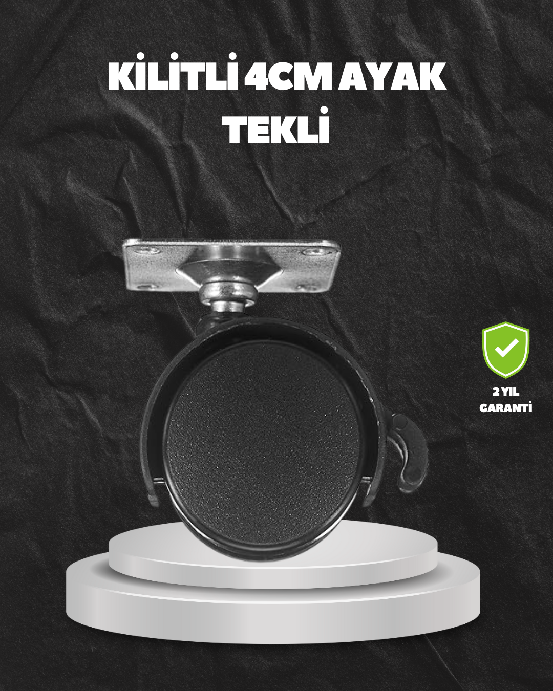 Kilitli 4 cm Evrensel Tekerlek Ayak Tek Adet - Bayi Depom Kilitli 4 cm Evrensel Tekerlek Ayak Tek Adet - Bayi Depom