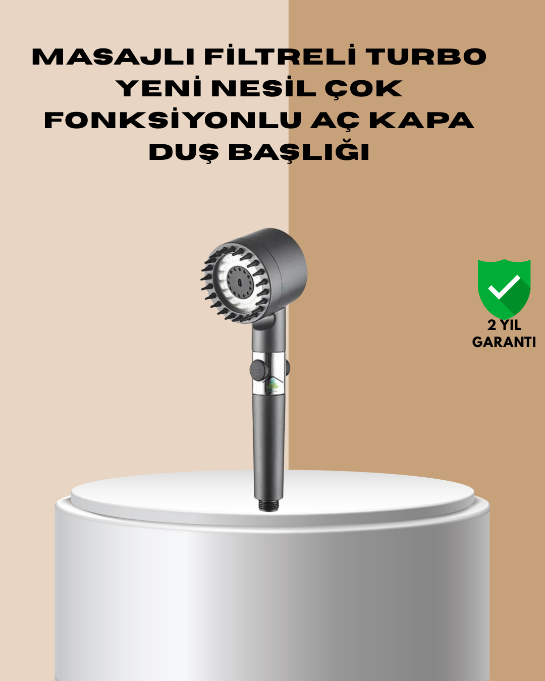 Çok Fonksiyonlu Filtreli Duş Başlığı Masaj Etkili - Bayi Depom
