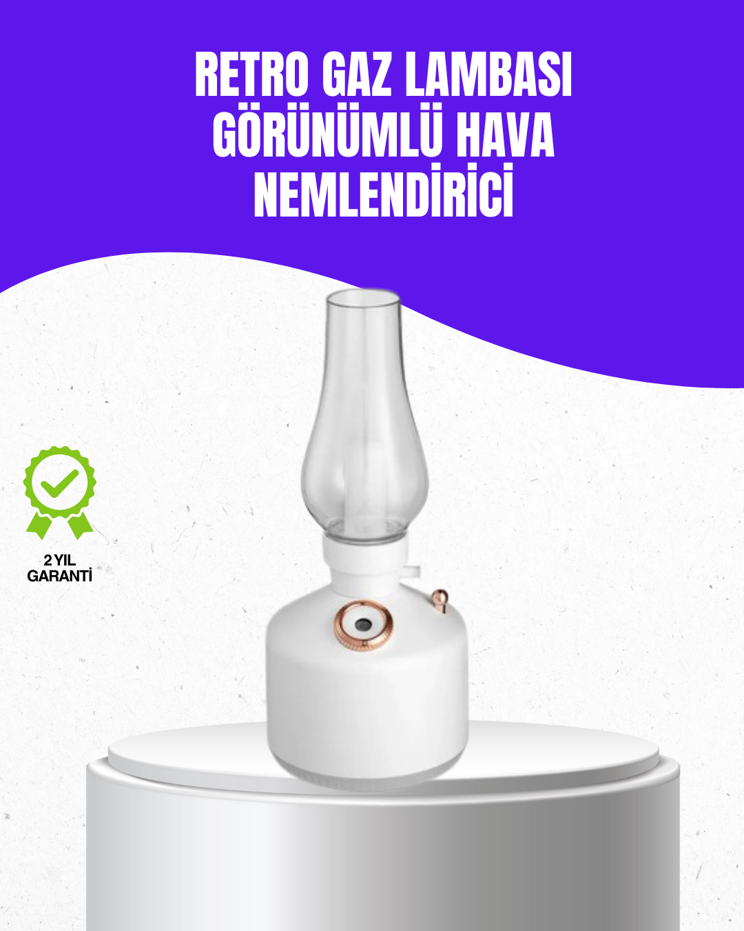 Retro Gaz Lambası Görünümlü Ledli Buhar Püskürtücü Aroma Difüzör - Bayi Depom Retro Gaz Lambası Görünümlü Ledli Buhar Püskürtücü Aroma Difüzör - Bayi Depom
