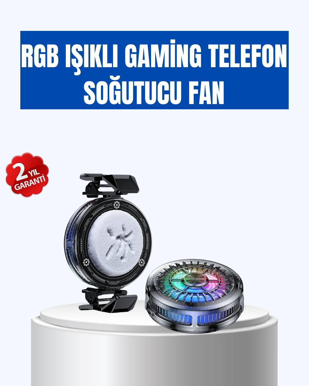 Gaming Telefon Soğutucu RGB Fan Sessiz Çalışma Tüm Modeller Uyumlu - Bayi Depom Gaming Telefon Soğutucu RGB Fan Sessiz Çalışma Tüm Modeller Uyumlu - Bayi Depom
