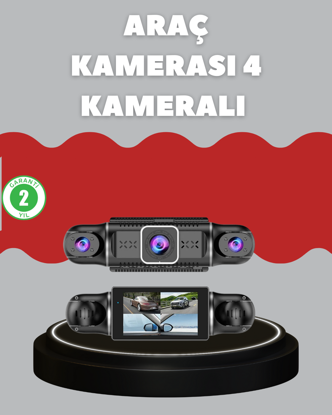 4 Kameralı Araç Kayıt Cihazı Full HD Park İzleme Gece Görüş - Bayi Depom 4 Kameralı Araç Kayıt Cihazı Full HD Park İzleme Gece Görüş - Bayi Depom