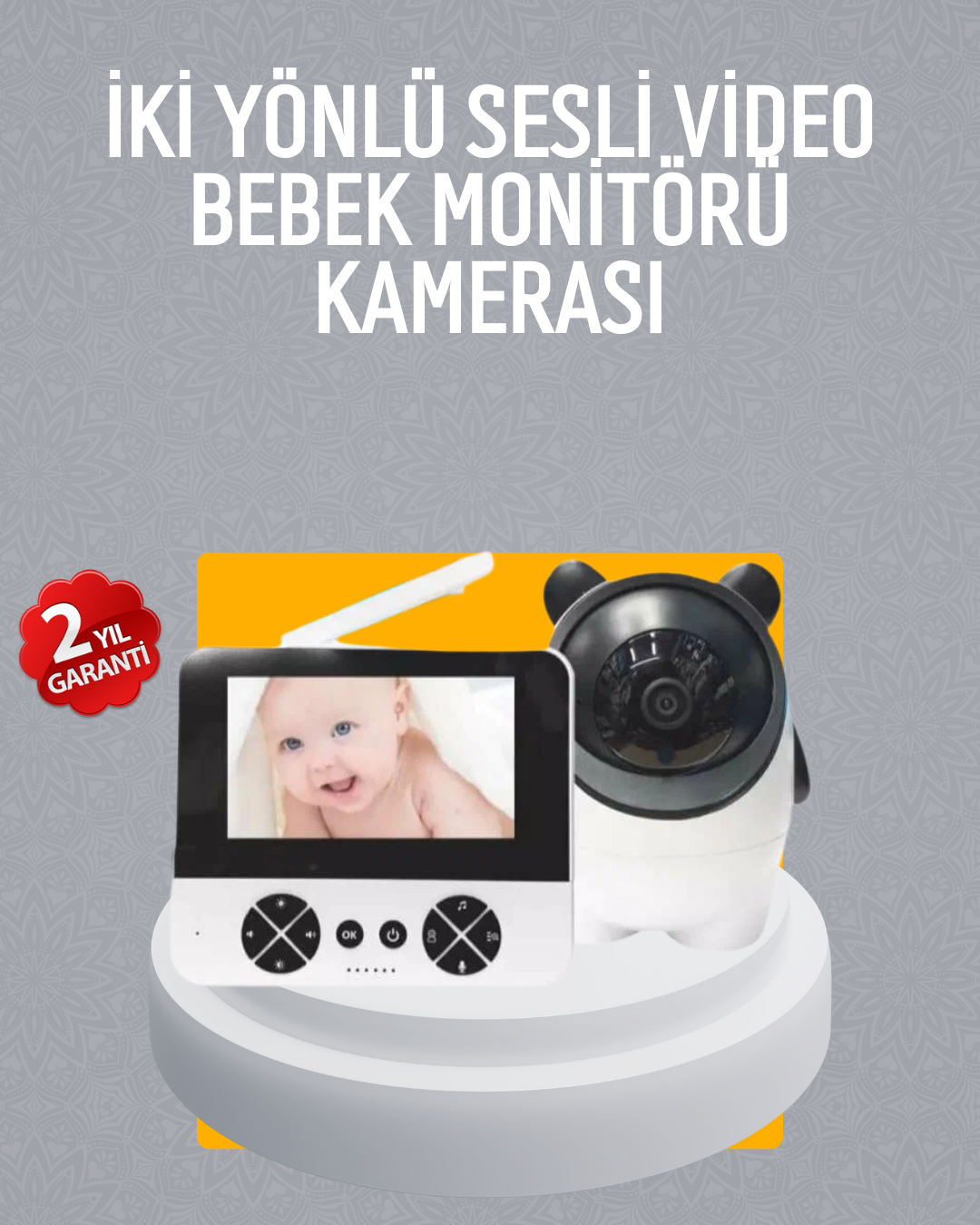 Görüntülü Bebek Monitörü 4.3 İnç Ekran ve Sesli İletişim - Bayi Depom Görüntülü Bebek Monitörü 4.3 İnç Ekran ve Sesli İletişim - Bayi Depom
