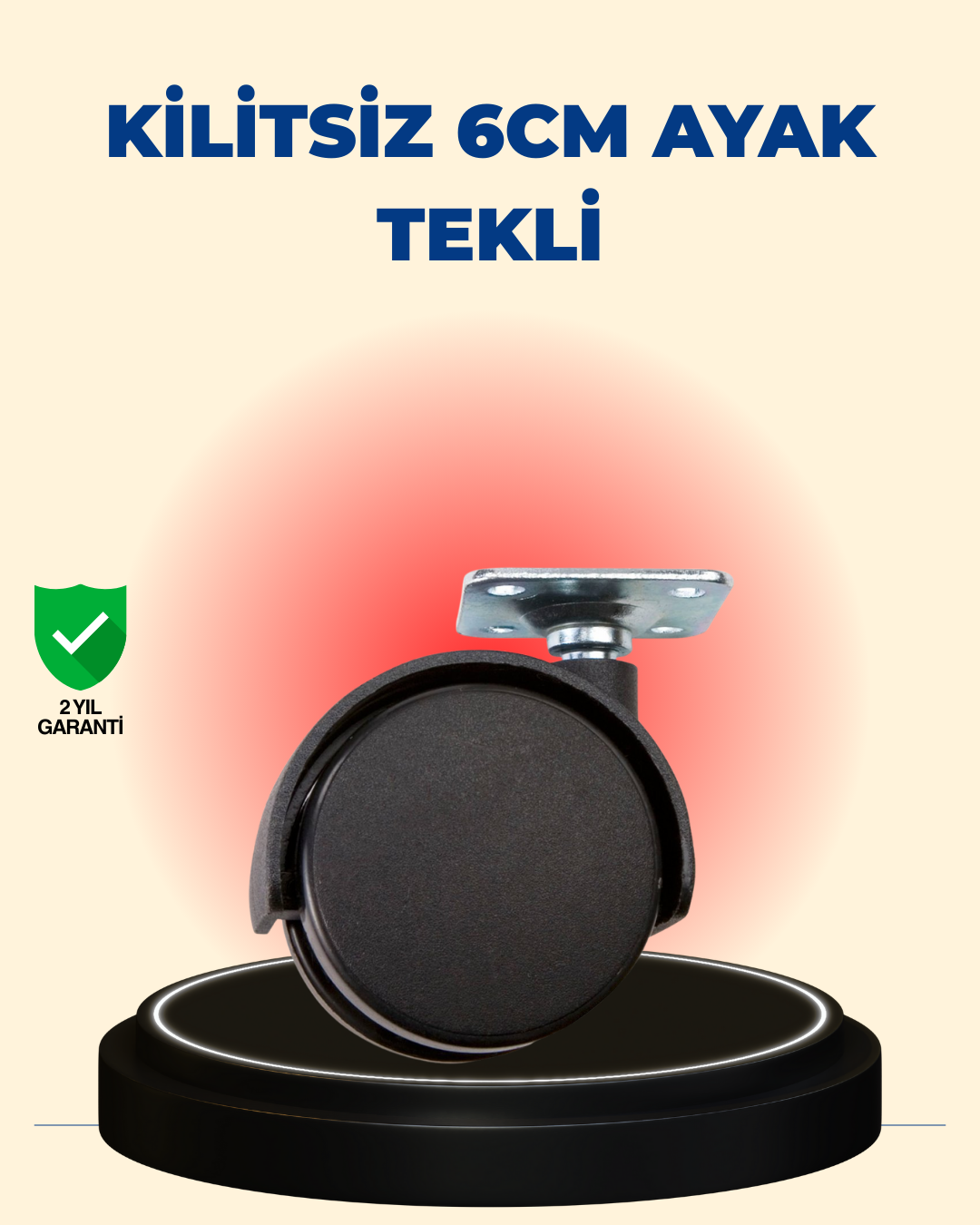 Masa ve Sehpa İçin 6 cm Kilitsiz Ayak Tekli - Bayi Depom Masa ve Sehpa İçin 6 cm Kilitsiz Ayak Tekli - Bayi Depom