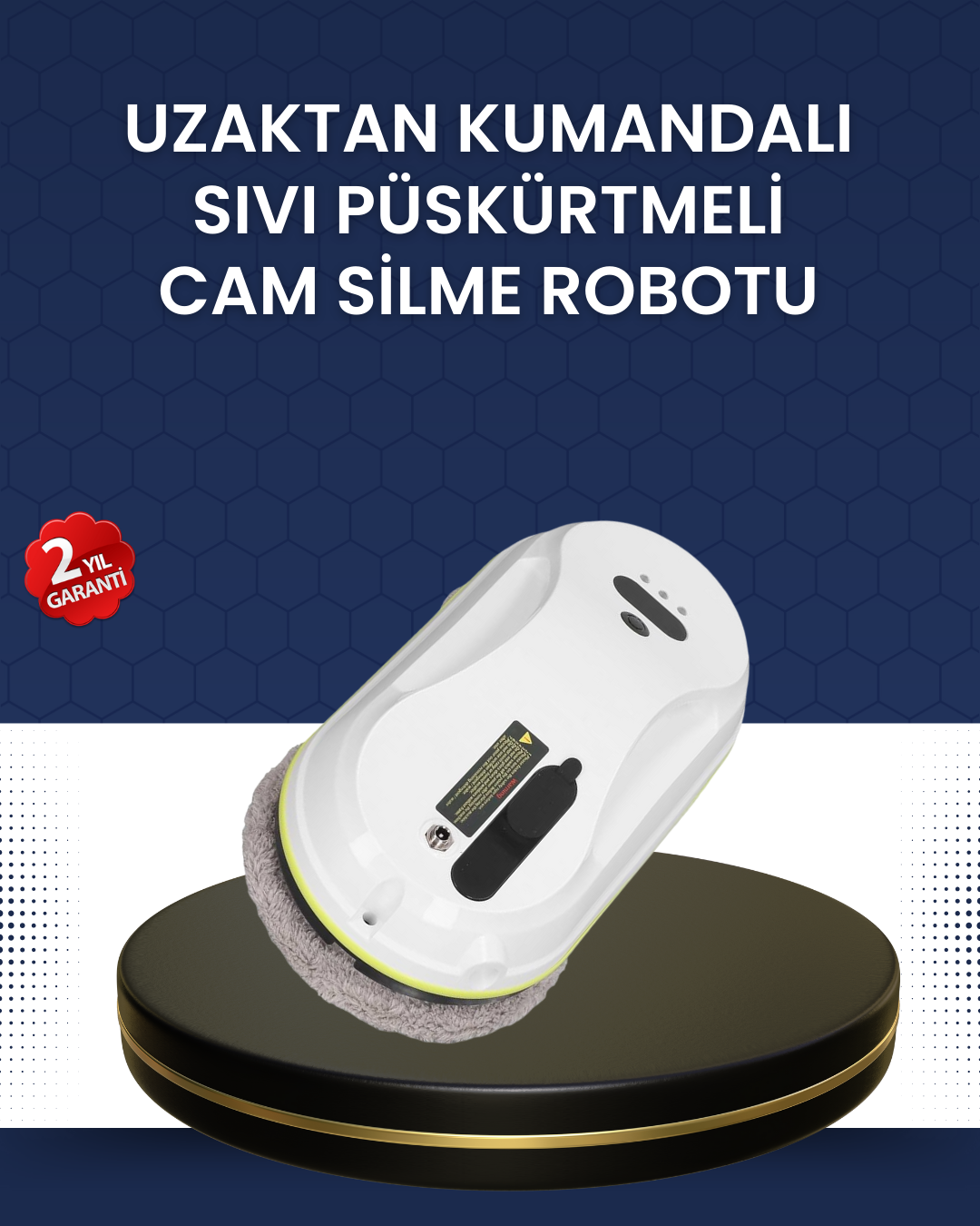 Çift Diskli Güvenli Otomatik Cam Silme Robotu - Bayi Depom Çift Diskli Güvenli Otomatik Cam Silme Robotu - Bayi Depom