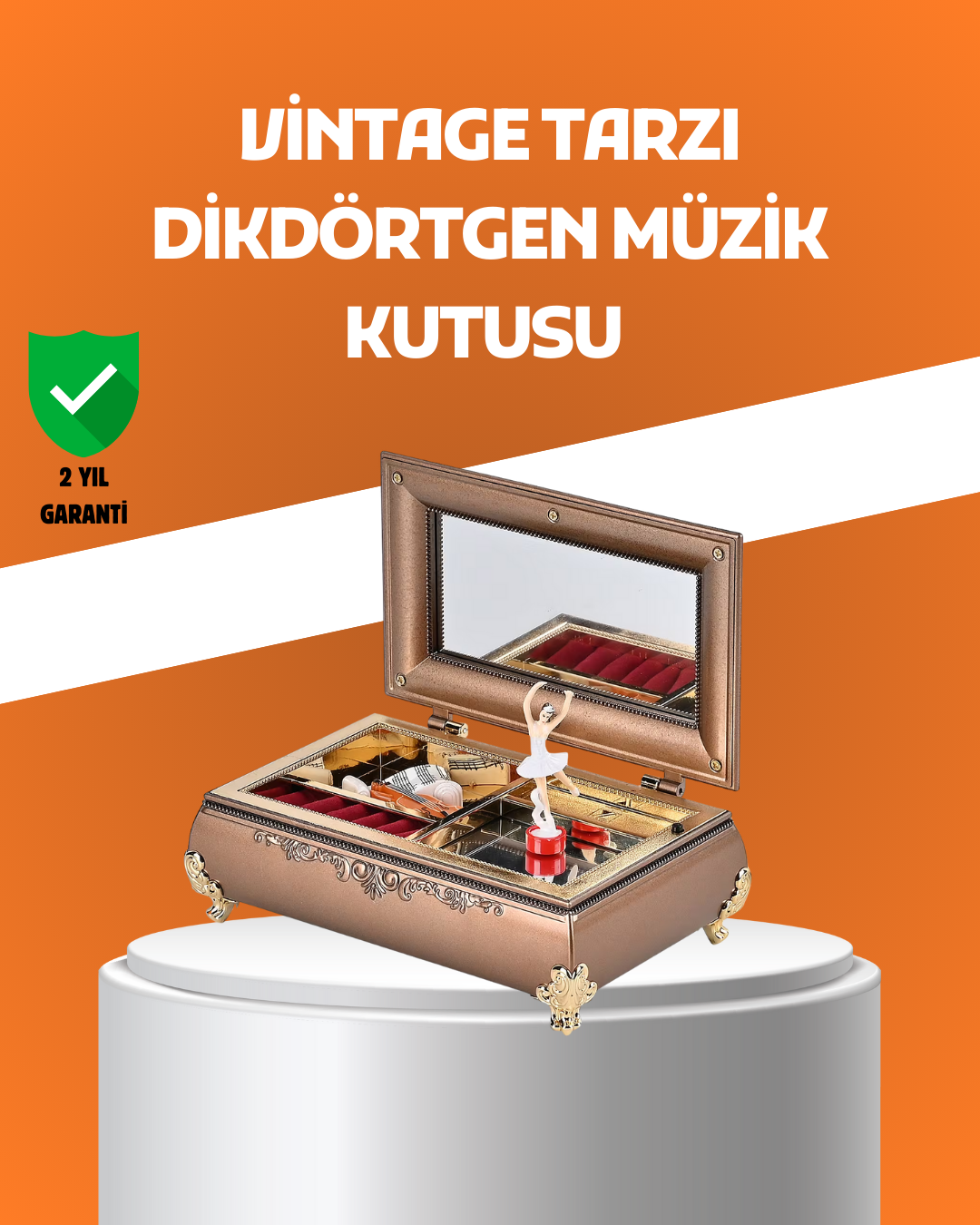 Müzikli Balerin Figürlü Takı Kutusu Piyano Desenli Dekoratif - Bayi Depom Müzikli Balerin Figürlü Takı Kutusu Piyano Desenli Dekoratif - Bayi Depom