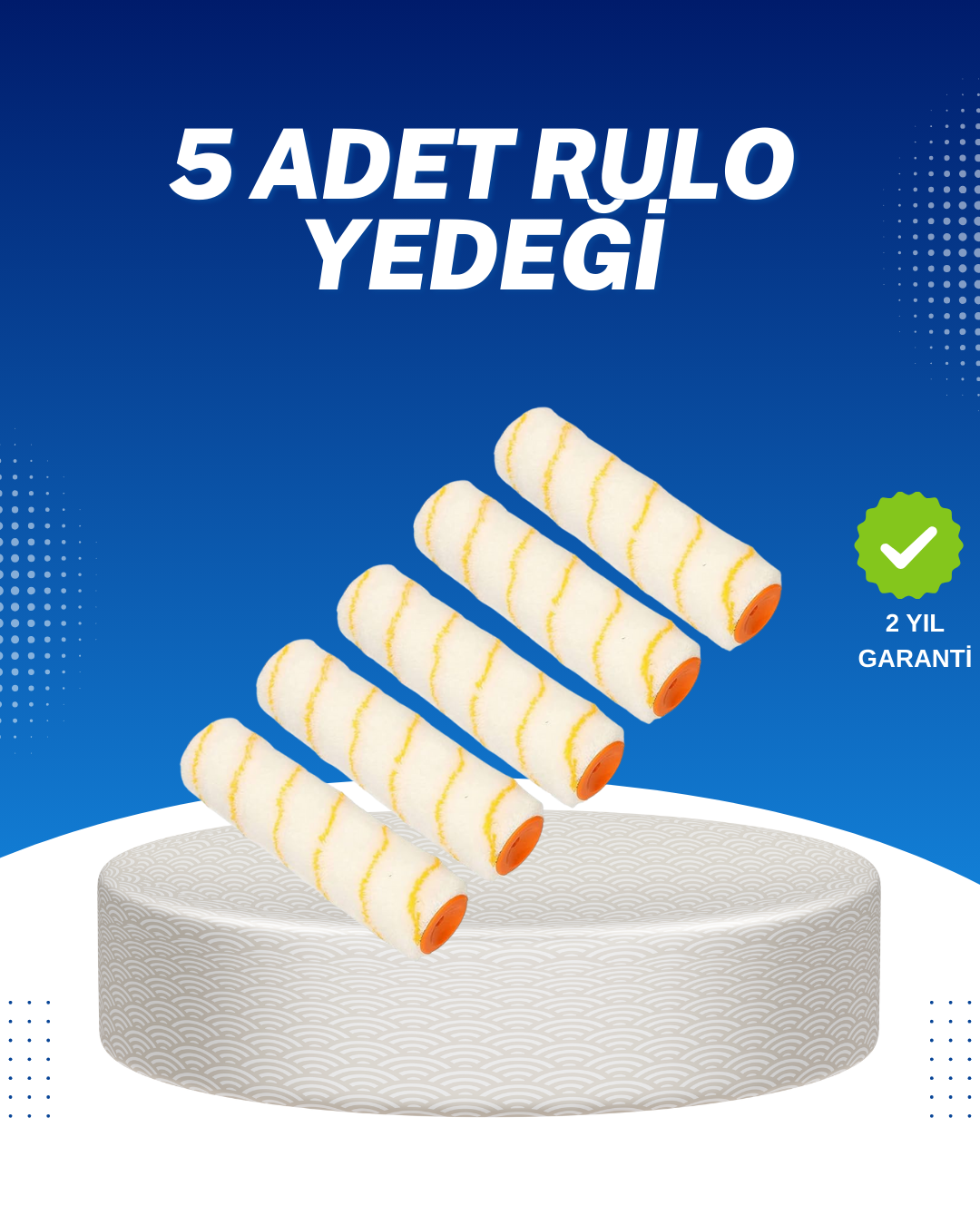 5’li Emülsiyon Boya Rulosu Duvar ve Tavan Uygulamasına Uygun - Bayi Depom 5’li Emülsiyon Boya Rulosu Duvar ve Tavan Uygulamasına Uygun - Bayi Depom