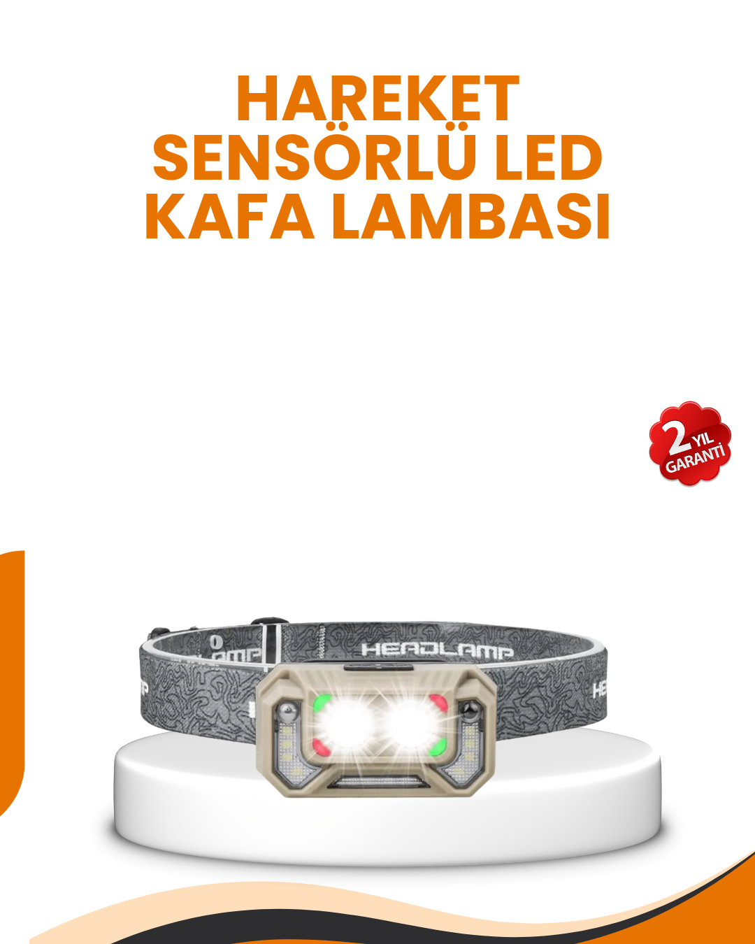 Uzun Menzilli Sensörlü LED Kafa Lambası Kamp ve Yürüyüş - Bayi Depom Uzun Menzilli Sensörlü LED Kafa Lambası Kamp ve Yürüyüş - Bayi Depom