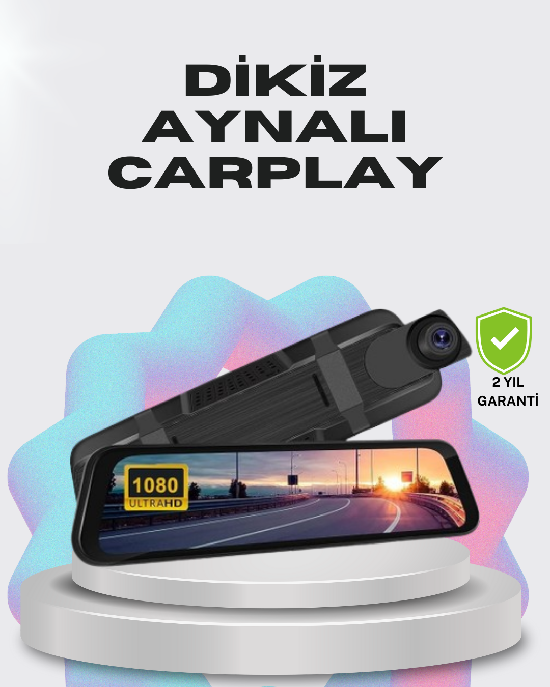 1080P Çift Kameralı Dokunmatik Dikiz Aynası G Sensörlü - Bayi Depom 1080P Çift Kameralı Dokunmatik Dikiz Aynası G Sensörlü - Bayi Depom