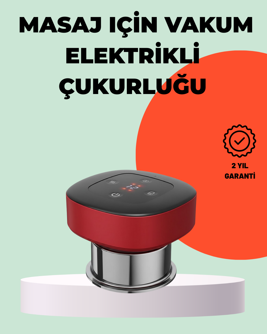 Taşınabilir Elektrikli Kupa Terapisi Masaj Cihazı Boyun Sırt Bacak - Bayi Depom