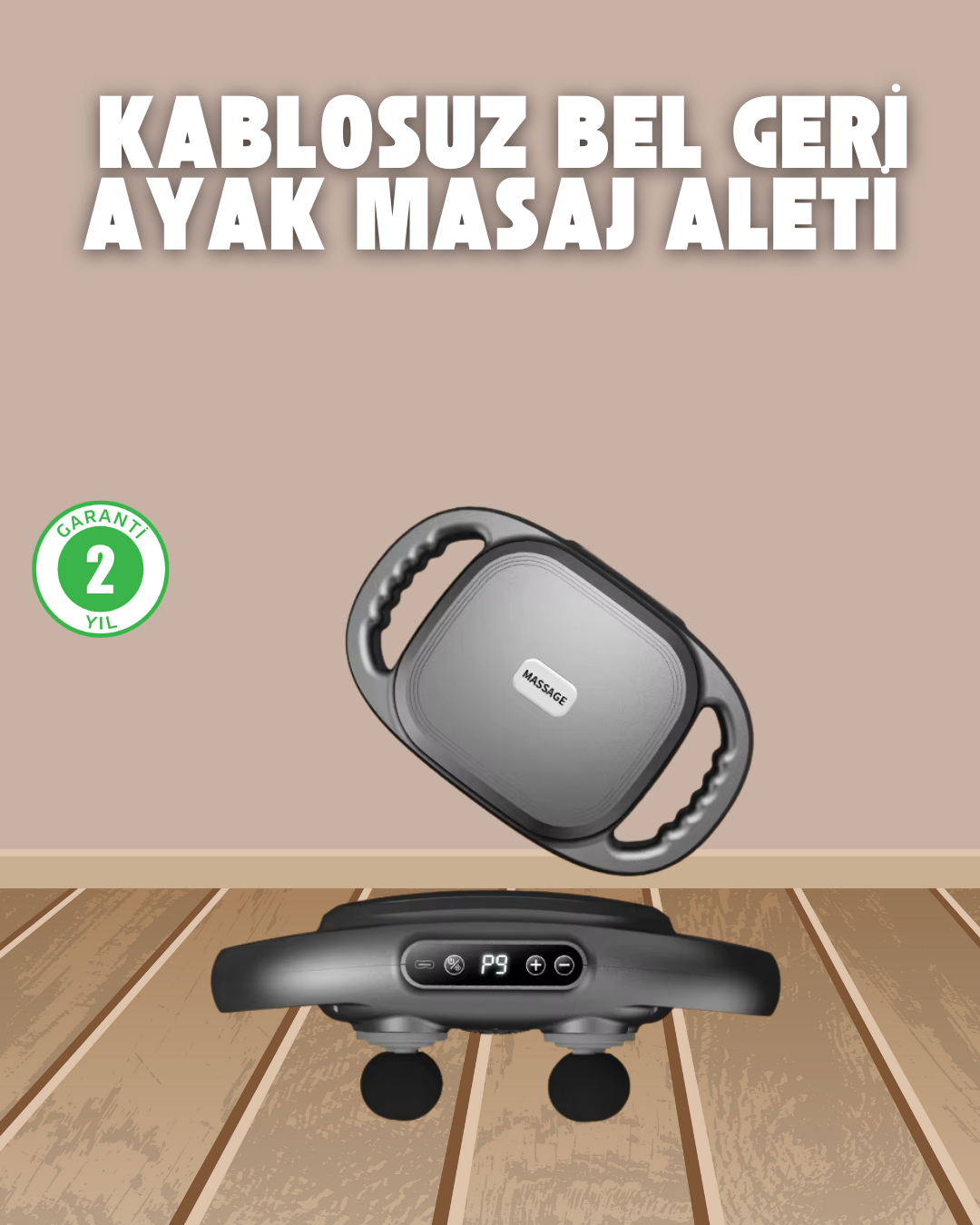 Profesyonel 6 Başlıklı Şarjlı Masaj Tabancası 2000 mAh Güçlü Performans - Bayi Depom