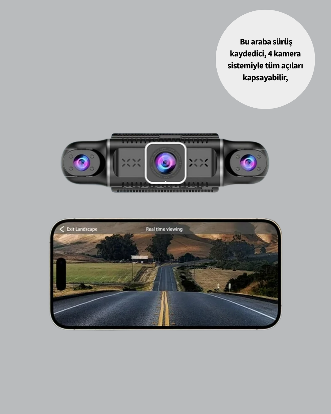 1080P 4 Kanallı Araç Kamerası GPS + WiFi + G Sensör Destekli - Bayi Depom 1080P 4 Kanallı Araç Kamerası GPS + WiFi + G Sensör Destekli - Bayi Depom