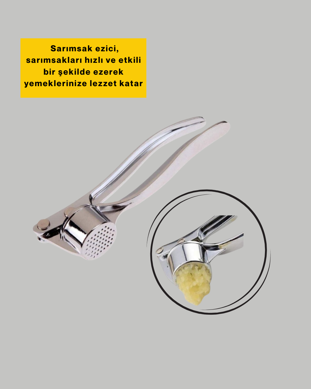 Metal Sarımsak Ezici - Bayi Depom