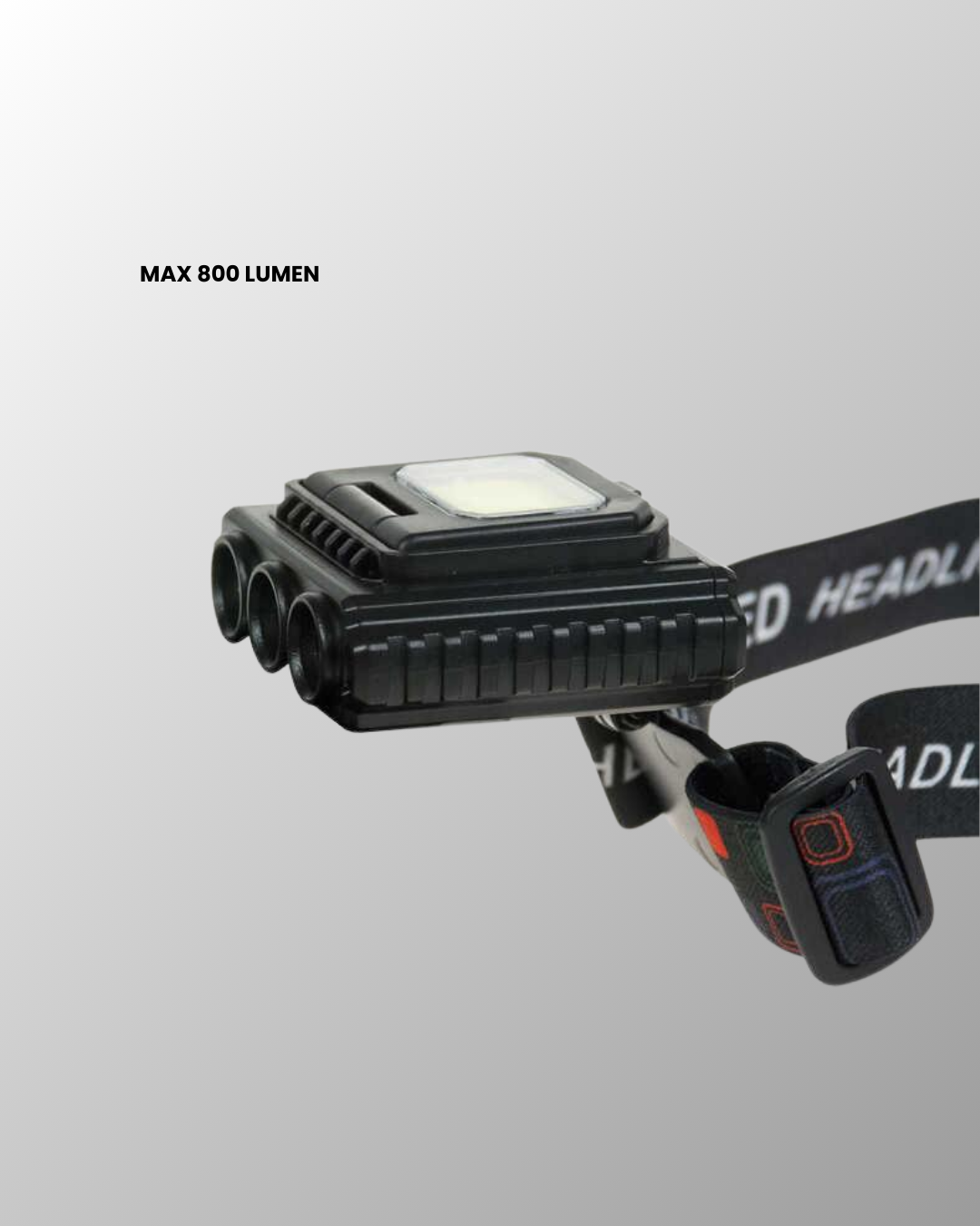 800 Lumen Çok Fonksiyonlu LED Kafa Lambası Type C Şarjlı - Bayi Depom 800 Lumen Çok Fonksiyonlu LED Kafa Lambası Type C Şarjlı - Bayi Depom