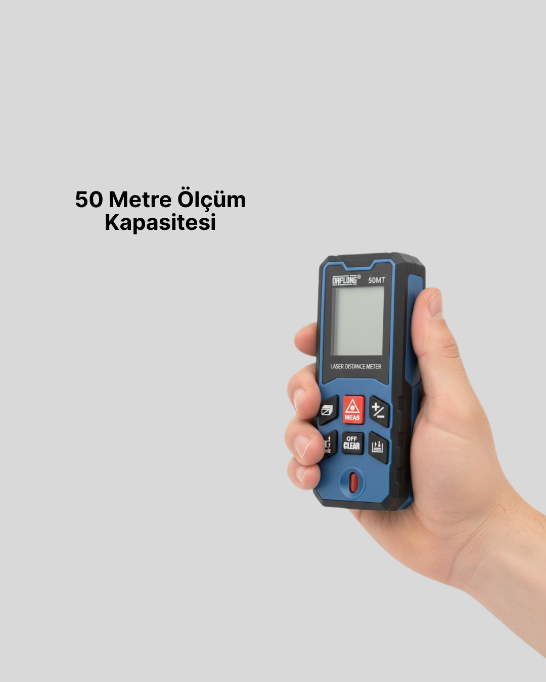 50 Metre Lazer Ölçüm Cihazı Alan ve Mesafe Hesaplama Yeni Nesil - Bayi Depom 50 Metre Lazer Ölçüm Cihazı Alan ve Mesafe Hesaplama Yeni Nesil - Bayi Depom