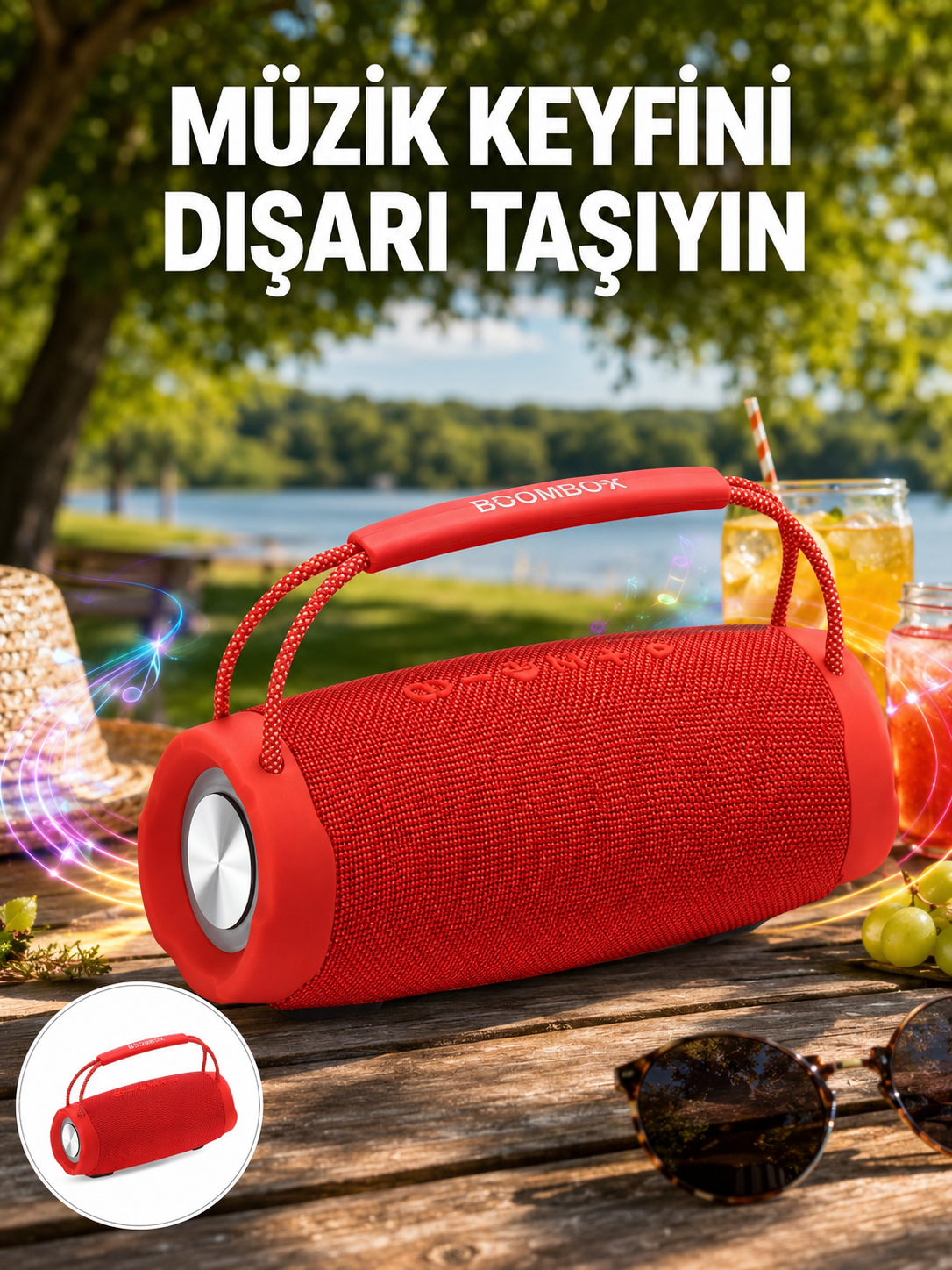 Çevreleyen Sesli RGB Destekli Kablosuz Taşınabilir Hoparlör Yeni Nesil - Bayi Depom Çevreleyen Sesli RGB Destekli Kablosuz Taşınabilir Hoparlör Yeni Nesil - Bayi Depom