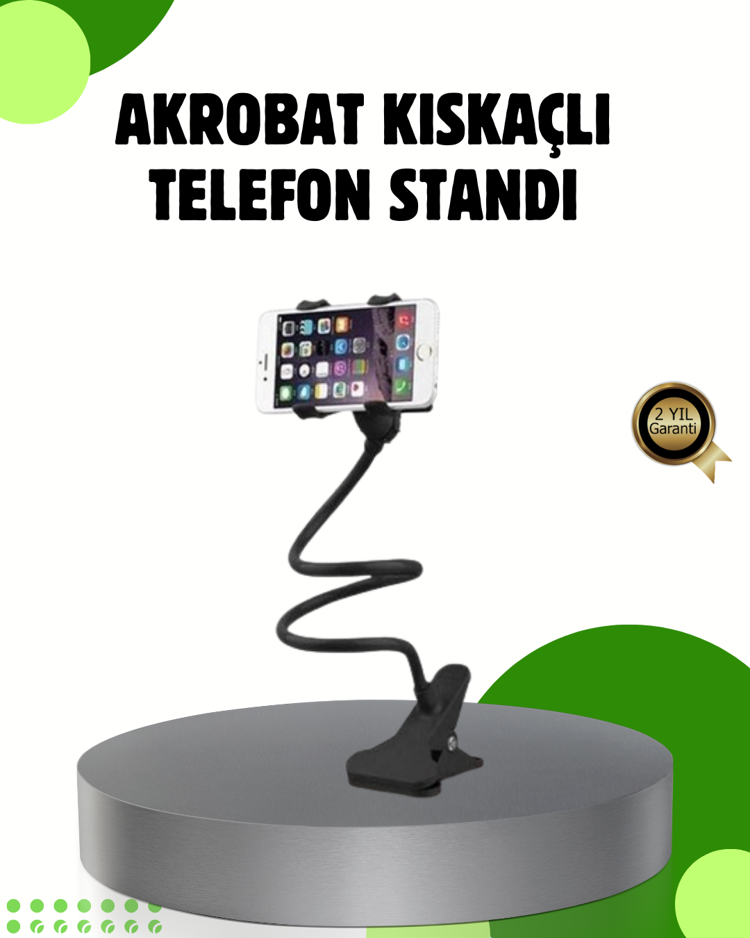 Akrobat Masaüstü Mandallı Telefon Tutucu 360 Derece Dönebilen - Bayi Depom Akrobat Masaüstü Mandallı Telefon Tutucu 360 Derece Dönebilen - Bayi Depom