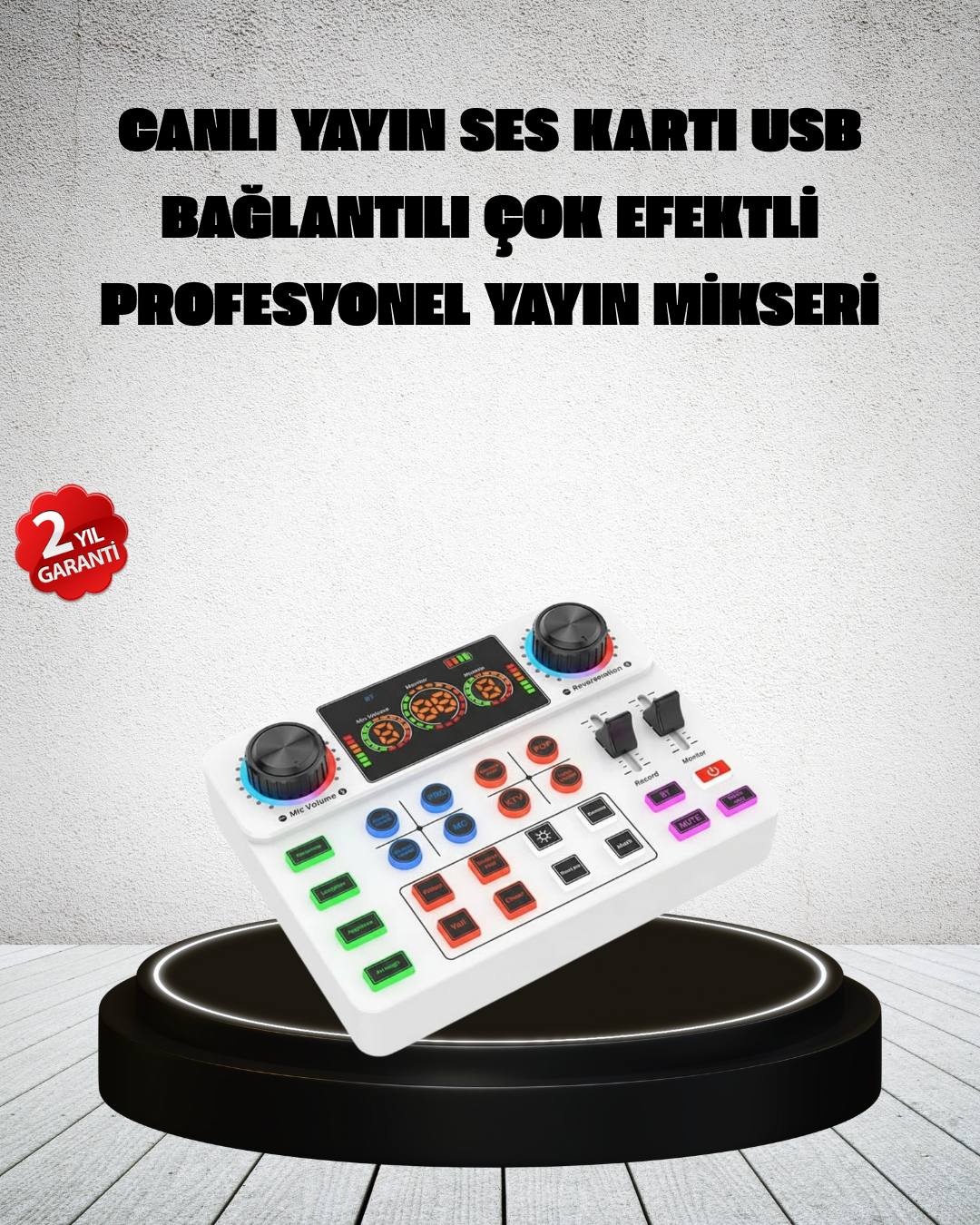 Canlı Yayın ve Karaoke İçin Profesyonel Ses Kartı Bluetooth Destekli - Bayi Depom Canlı Yayın ve Karaoke İçin Profesyonel Ses Kartı Bluetooth Destekli - Bayi Depom