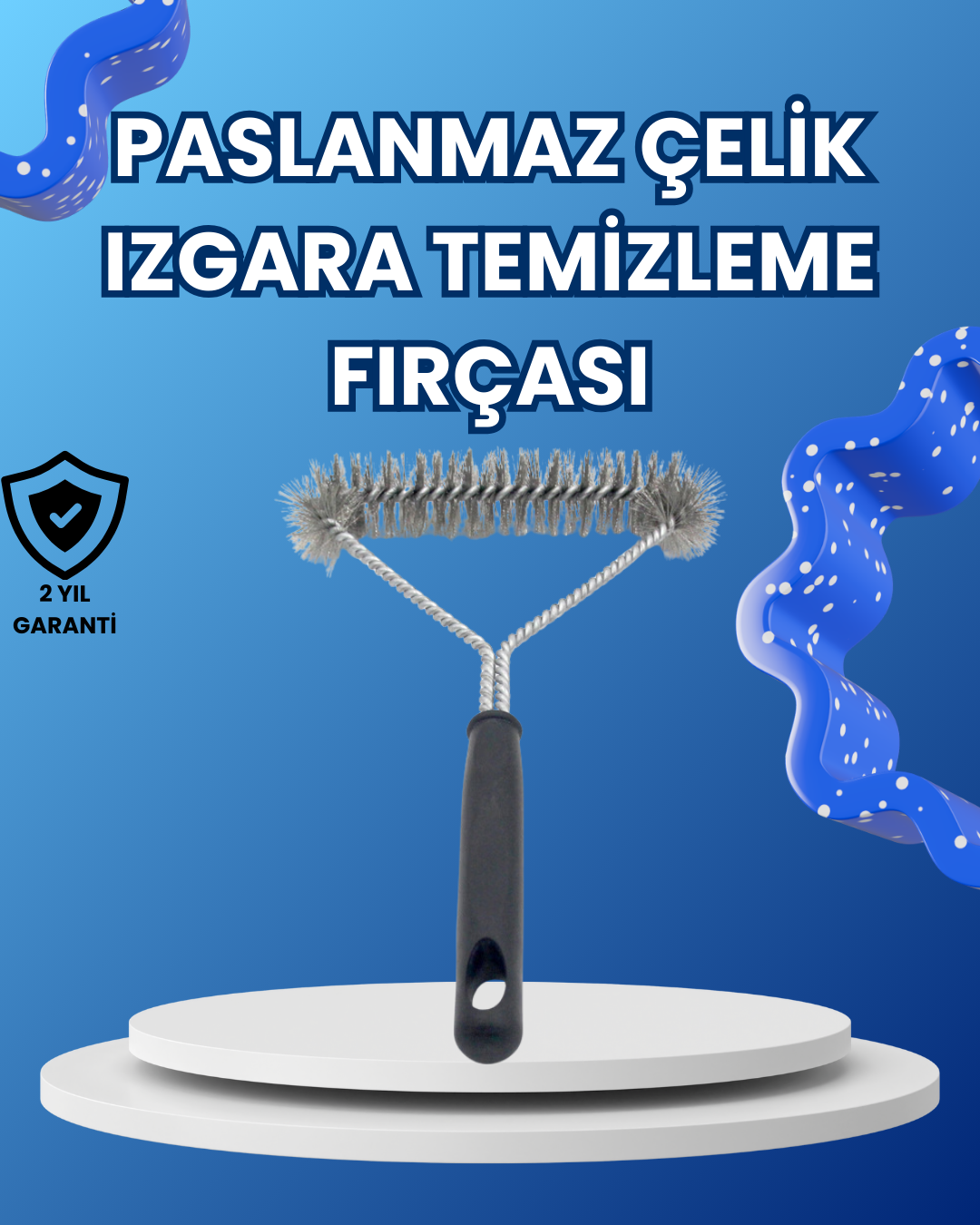 Paslanmaz Çelik Izgara Temizleme Fırçası Mangal ve Barbekü İçin - Bayi Depom Paslanmaz Çelik Izgara Temizleme Fırçası Mangal ve Barbekü İçin - Bayi Depom