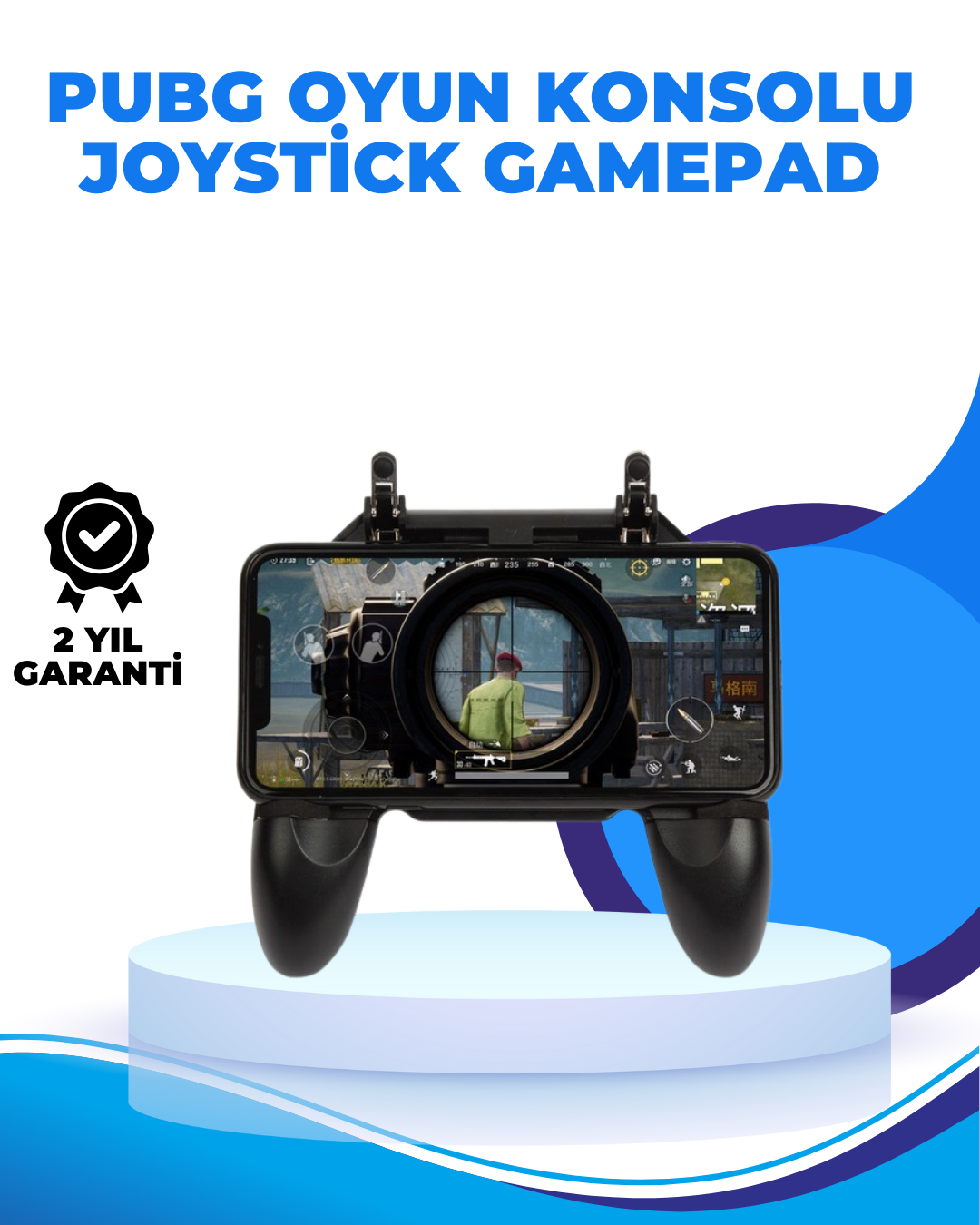 Joystickli ve Tetikleyicili PUBG Mobile Gamepad Oyun Kontrolcüsü - Bayi Depom Joystickli ve Tetikleyicili PUBG Mobile Gamepad Oyun Kontrolcüsü - Bayi Depom