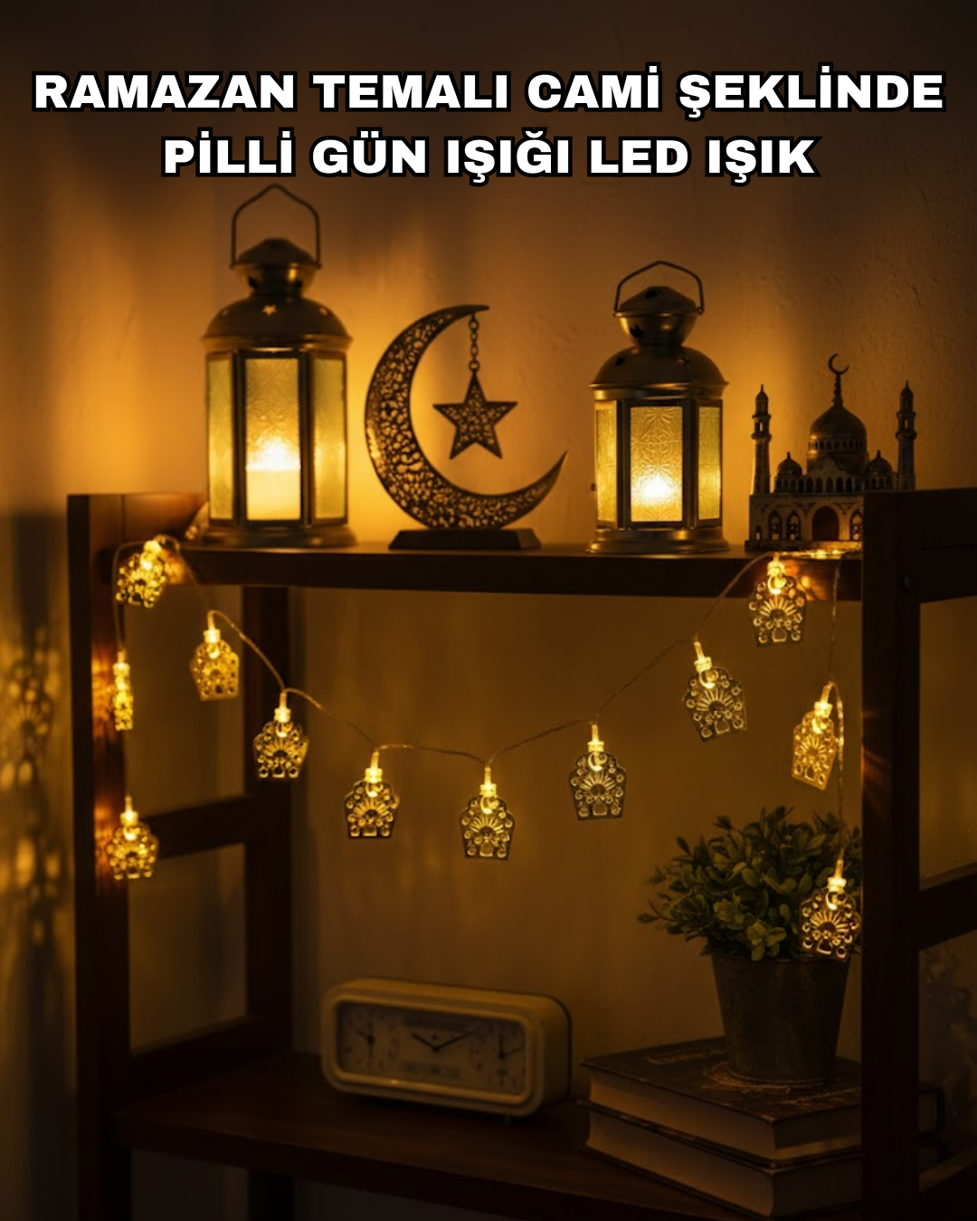 Ramazan ve Bayram Dekoratif LED Işık Cami Figürlü Sıcak Sarı Aydınlatma - Bayi Depom Ramazan ve Bayram Dekoratif LED Işık Cami Figürlü Sıcak Sarı Aydınlatma - Bayi Depom