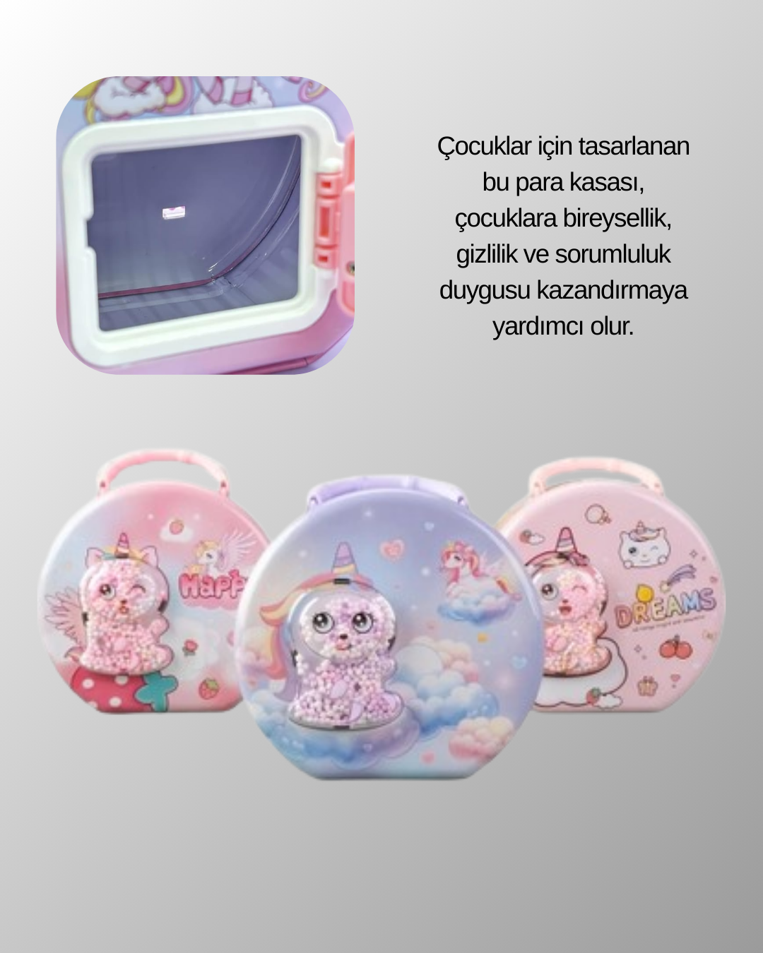 Eğitici Çocuk Para Kasası Kişisel Eşya ve Para Saklama - Bayi Depom Eğitici Çocuk Para Kasası Kişisel Eşya ve Para Saklama - Bayi Depom