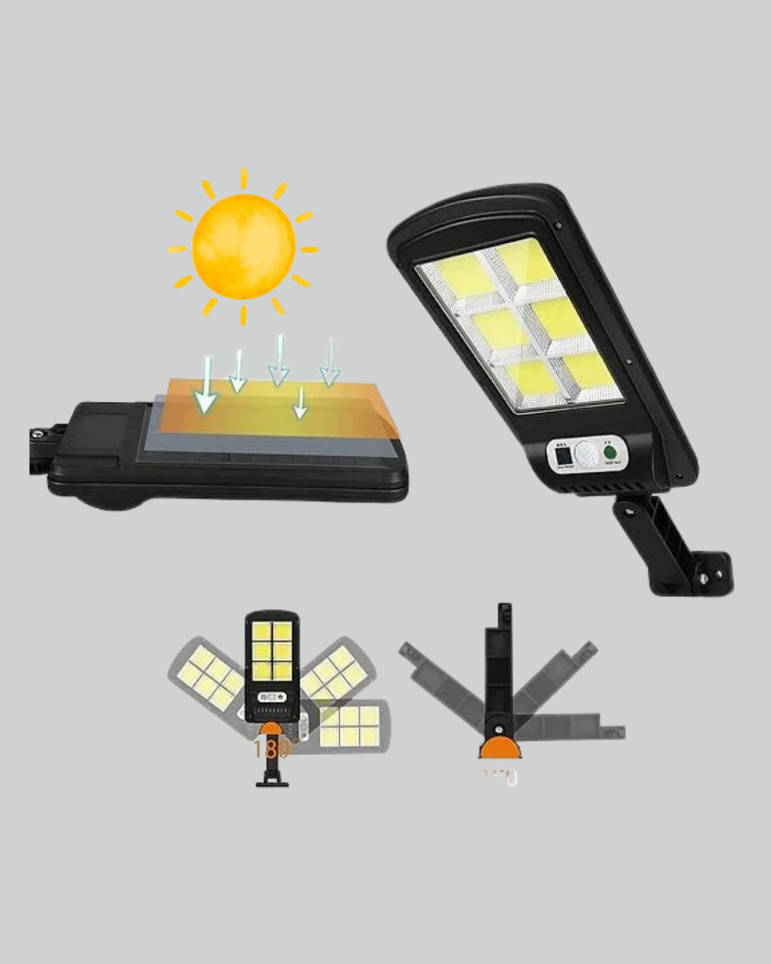 STL616 SENSÖRLÜ SOLAR SOKAK LAMBASI - Bayi Depom STL616 SENSÖRLÜ SOLAR SOKAK LAMBASI - Bayi Depom