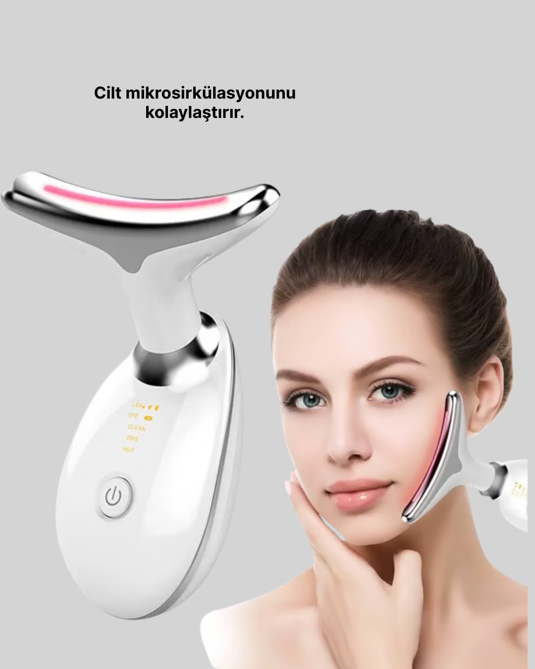 7 Seviyeli LED Cilt Sıkılaştırıcı Masaj Aleti - Bayi Depom 7 Seviyeli LED Cilt Sıkılaştırıcı Masaj Aleti - Bayi Depom