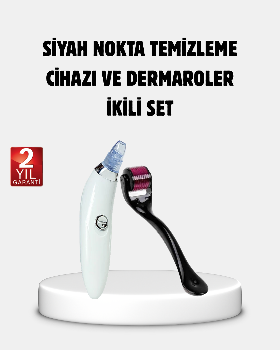 Evde Profesyonel Cilt Bakımı Dermaroller + Siyah Nokta Temizleyici Setı - Bayi Depom Evde Profesyonel Cilt Bakımı Dermaroller + Siyah Nokta Temizleyici Setı - Bayi Depom
