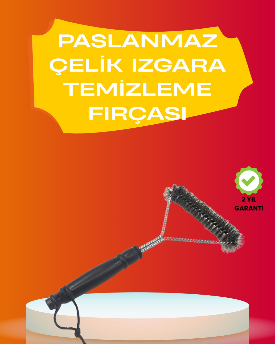 Mangal Izgara Temizleme Fırçası Pas Tutmaz Çelik Telli - Bayi Depom Mangal Izgara Temizleme Fırçası Pas Tutmaz Çelik Telli - Bayi Depom