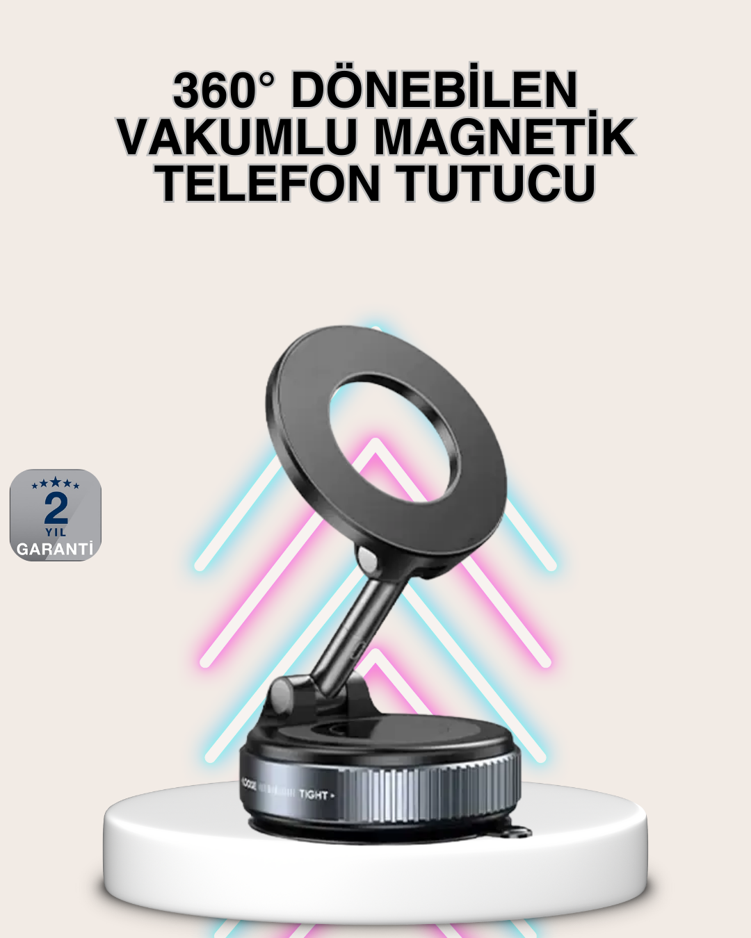Güçlü Mıknatıslı Vakumlu Araç Telefon Tutucu Alüminyum Gövde - Bayi Depom Güçlü Mıknatıslı Vakumlu Araç Telefon Tutucu Alüminyum Gövde - Bayi Depom