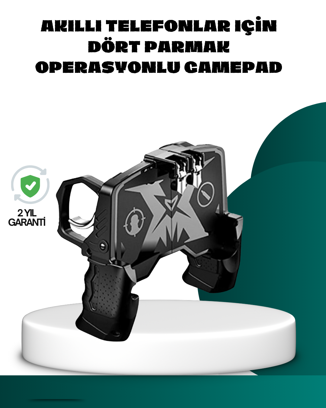 Mobil FPS Oyunlar İçin Dört Parmak Uyumlu Gamepad - Bayi Depom Mobil FPS Oyunlar İçin Dört Parmak Uyumlu Gamepad - Bayi Depom