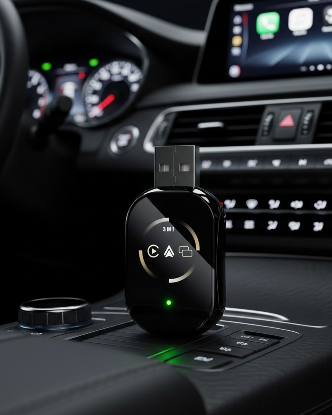 Araç İçi Kablosuz CarPlay Android Auto AirPlay Adaptörü - Bayi Depom Araç İçi Kablosuz CarPlay Android Auto AirPlay Adaptörü - Bayi Depom