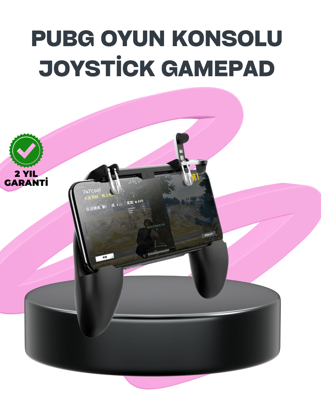 PUBG Mobile İçin Tetikleyicili Joystickli Telefon Gamepadi - Bayi Depom PUBG Mobile İçin Tetikleyicili Joystickli Telefon Gamepadi - Bayi Depom