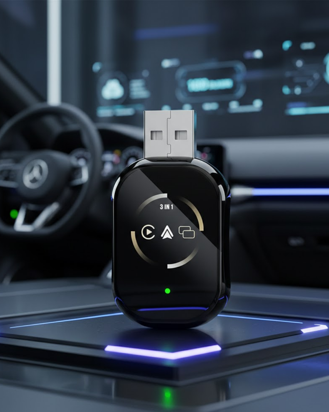 Kablosuz CarPlay ve Android Auto Adaptörü Tak Çalıştır Kullanım - Bayi Depom Kablosuz CarPlay ve Android Auto Adaptörü Tak Çalıştır Kullanım - Bayi Depom