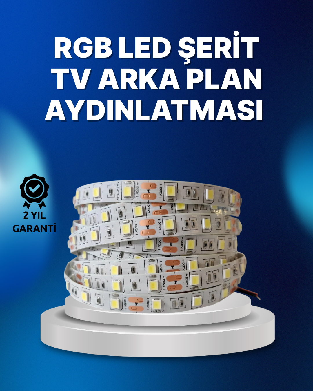RF Kumandalı Renk Değiştiren TV LED Şerit 2MT - Bayi Depom RF Kumandalı Renk Değiştiren TV LED Şerit 2MT - Bayi Depom