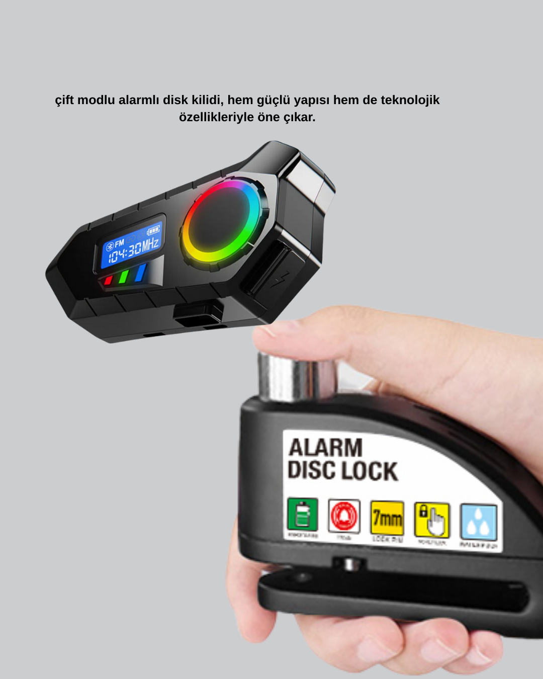 BLUETOOTH 5.4 KABLOSUZ İNTERKOM+ MOTOR DİSK KİLİDİ - Bayi Depom BLUETOOTH 5.4 KABLOSUZ İNTERKOM+ MOTOR DİSK KİLİDİ - Bayi Depom