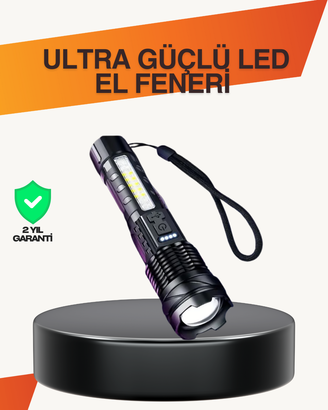 Outdoor ve Acil Durum İçin Güçlü LED El Feneri - Bayi Depom Outdoor ve Acil Durum İçin Güçlü LED El Feneri - Bayi Depom