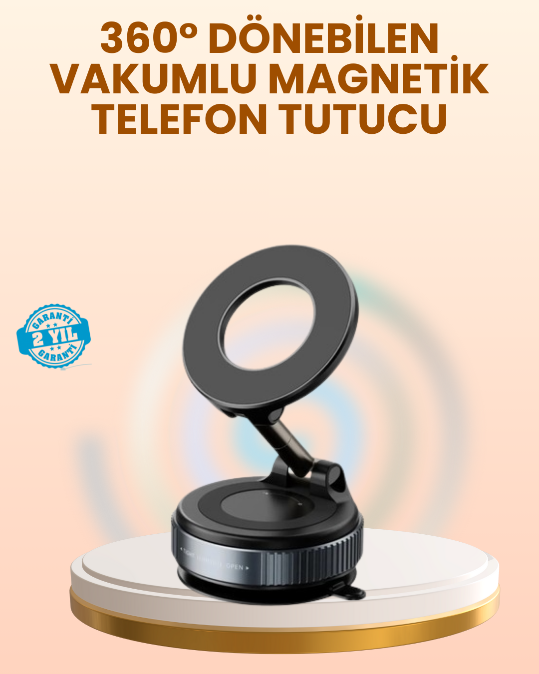 Vakumlu Manyetik Araç Telefon Tutucu Güçlü Tutuş - Bayi Depom Vakumlu Manyetik Araç Telefon Tutucu Güçlü Tutuş - Bayi Depom
