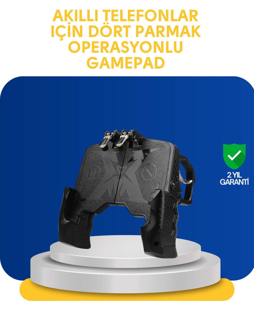 Gerçekçi Oyun Deneyimi Sunan Dört Parmak Mobil Gamepad - Bayi Depom Gerçekçi Oyun Deneyimi Sunan Dört Parmak Mobil Gamepad - Bayi Depom