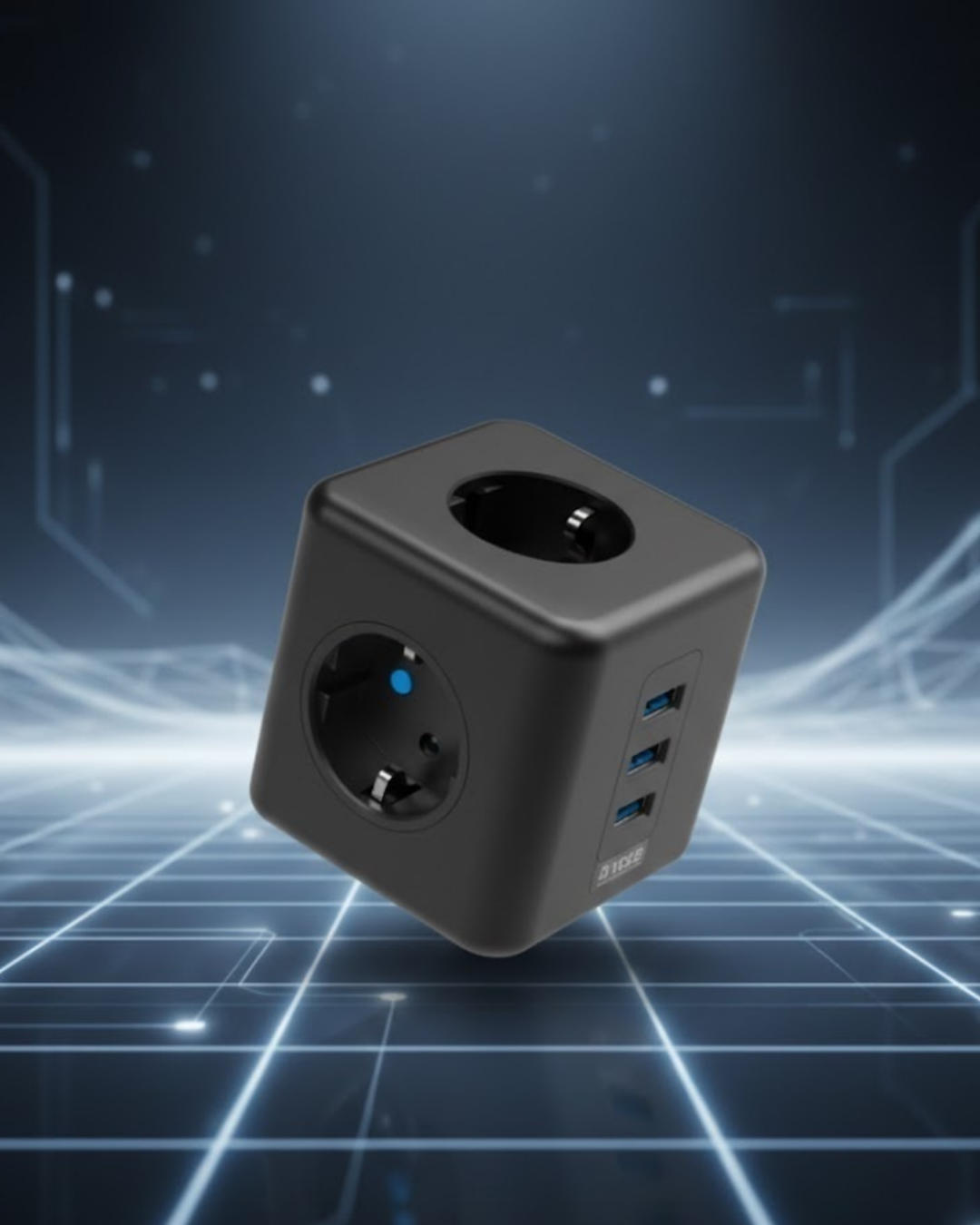 Elektronik Cihazlar İçin Akım Korumalı 3 Prizli USB’li Küp Priz - Bayi Depom Elektronik Cihazlar İçin Akım Korumalı 3 Prizli USB’li Küp Priz - Bayi Depom